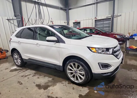 2018 Ford Edge Titanium z USA, uszkodzony, nr VIN 2FMPK4K99JBC20390